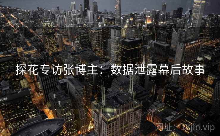 探花专访张博主:数据泄露幕后故事 探花专访张博主:数据泄露幕后故事